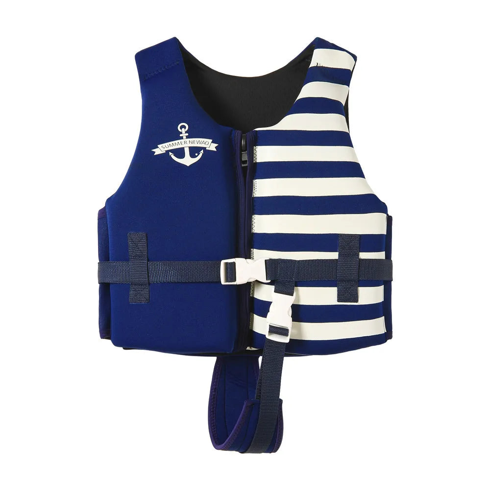 Kids Swimming Jacket Neoprene Safety Life Vest Water Sports Kayaking Boating Swimming Drifting Swimsuit Swimwear Bathing Suits