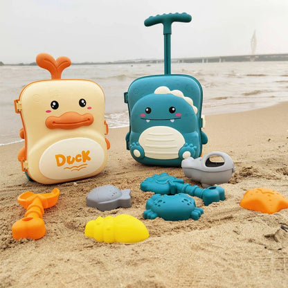 Kids Beach Toys Baby Beach Play Toys Sandbox Kit Summer Toys Beach Accessories Sand Water Game Tools Bath Toy for Baby
