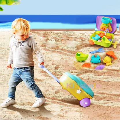 Kids Beach Toys Baby Beach Play Toys Sandbox Kit Summer Toys Beach Accessories Sand Water Game Tools Bath Toy for Baby