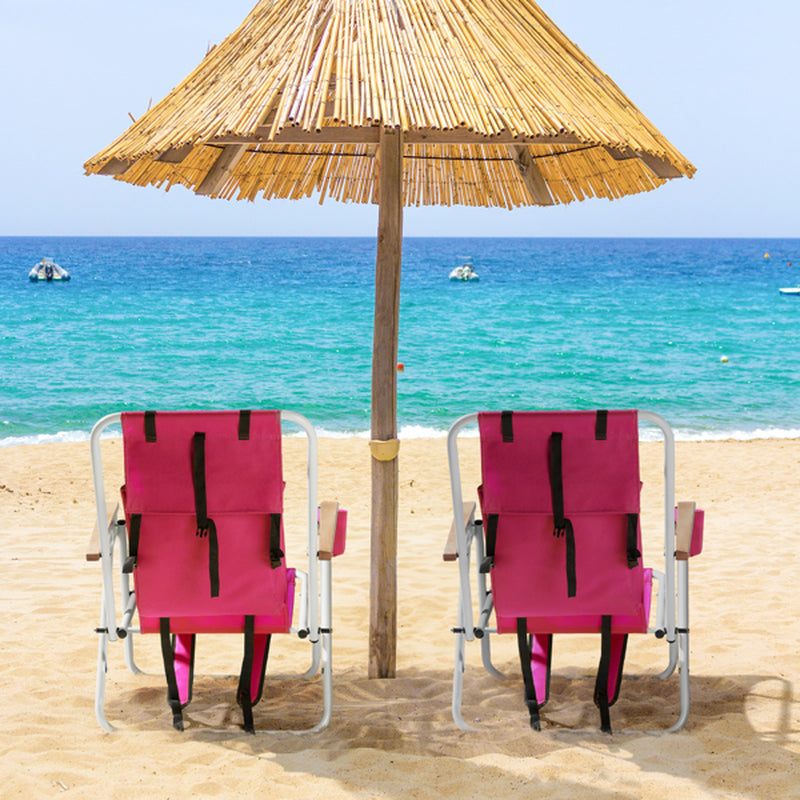 2Pcs 23X21.7X31.5In Beach Chair