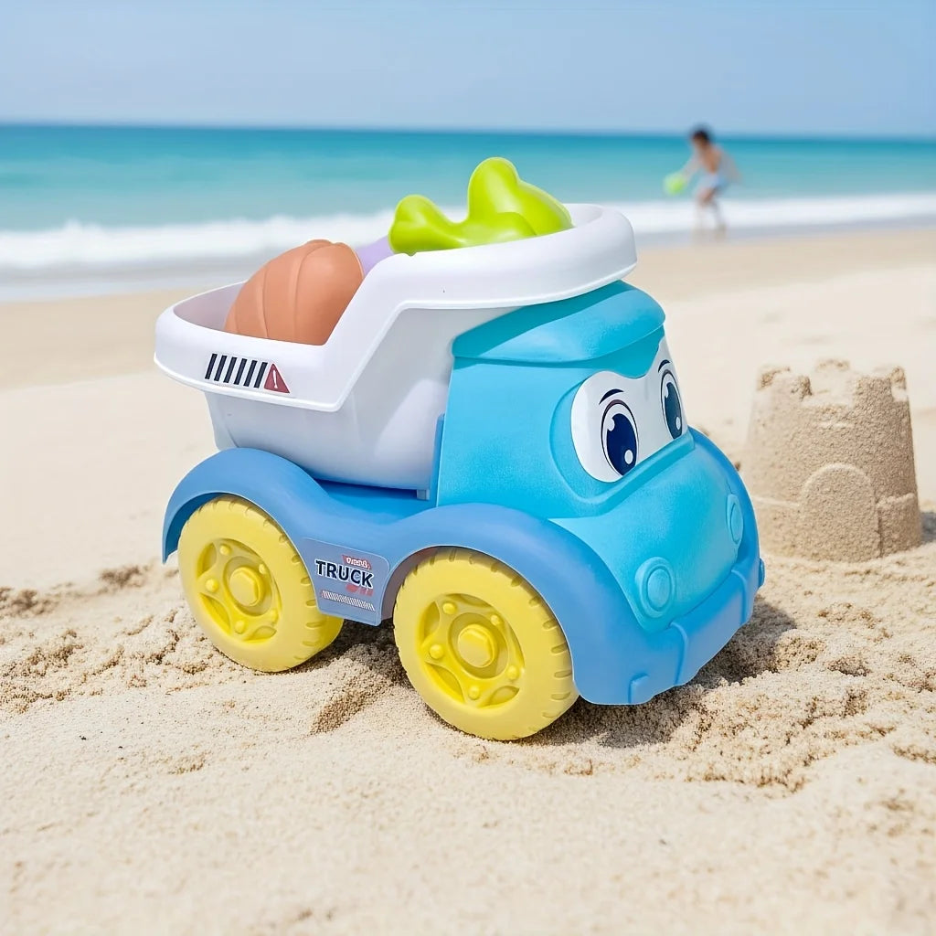 Oceanx 15-In-1 Beach Explorer Kit - STEM Sand & Water Play Set with Detachable ATV & Hydraulic Shovel