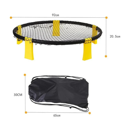 Beach Volleyball Ball Mini Game Set Outdoor Team Sports Lawn Fitness Equipment with 3 Balls Volleyball Net Volleyball Set