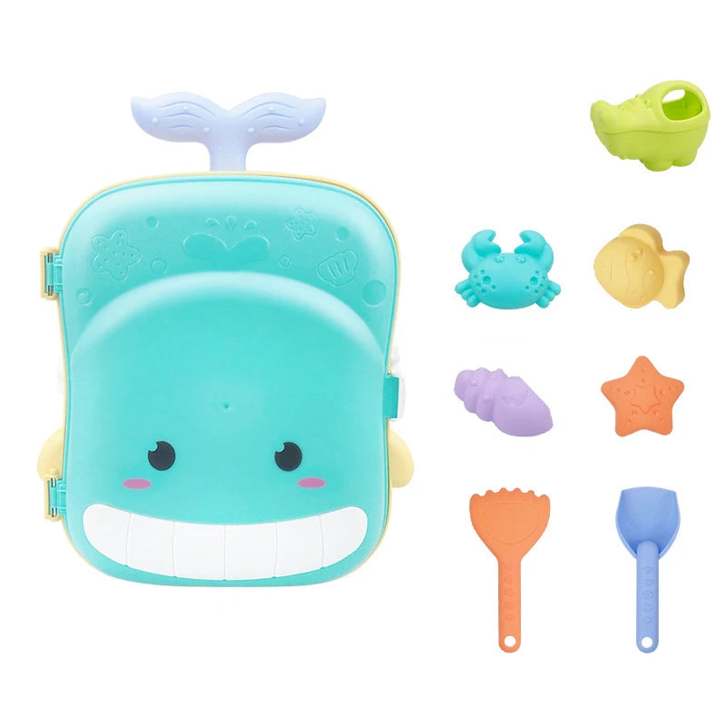 Kids Beach Toys Baby Beach Play Toys Sandbox Kit Summer Toys Beach Accessories Sand Water Game Tools Bath Toy for Baby