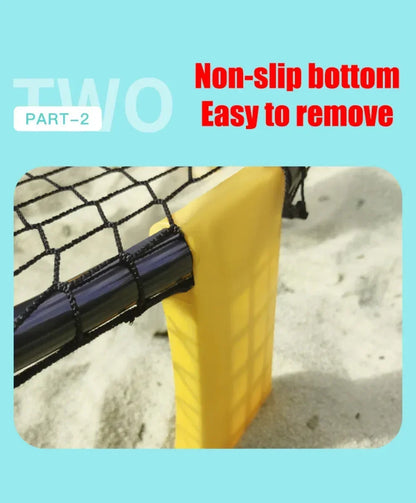 Beach Volleyball Ball Mini Game Set Outdoor Team Sports Lawn Fitness Equipment with 3 Balls Volleyball Net Volleyball Set