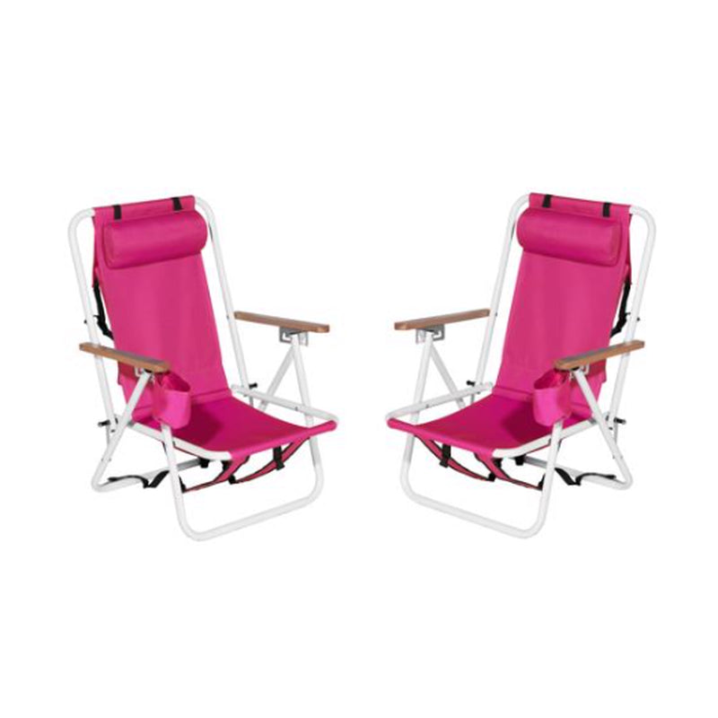 2Pcs 23X21.7X31.5In Beach Chair
